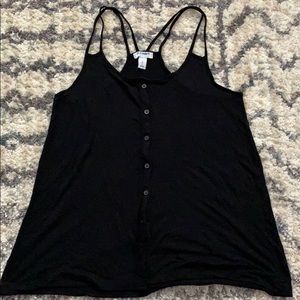 Old Navy black button up tunic